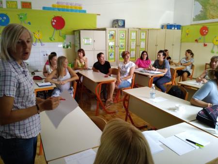 Delovno srečanje učiteljev naše šole in OŠ Solkan